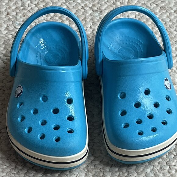 Crocs Crocband Little Boy Size C7 Child Waterproof Clogs Strap Sandals Shoes - Picture 4 of 12